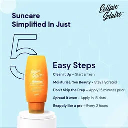 eclipse solaire Sunscreen - SPF 50 PA+++ Active Mattifying No White Cast UVA/B, Blue Light Protection All Skin Types image 3