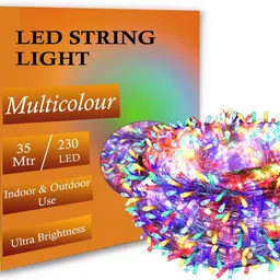 nisco 230 LEDs 35 m Multicolor Flickering String Rice Lights-picture-33
