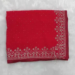 sudev fashion Self Design Daily Wear Georgette Saree image 4