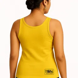 shaym hosiery Women Yellow Camisole image 2
