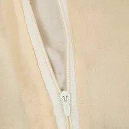 hosta homes Cream Velvet Abstract 16X16 Inches Cushion Covers (Pack of 2) image 4