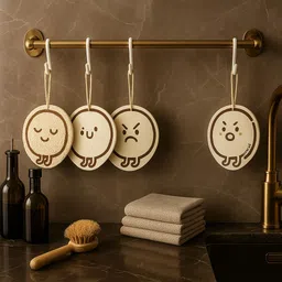 top chef Eco Kitchen Sponges, Pop-Up & Reusable (5 Pack) Scrub Sponge image 3