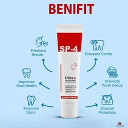 aeyurbs Sp 4 Teeth Cleaner | Stain Remover With Fresh Mint Taste Toothpaste image 2