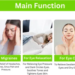 kostech Magnetic Aloevera Cooling Pain Relief Soothing Puffiness Deep Sleep Eye Mask Gel Shade Pack of 6 image 4