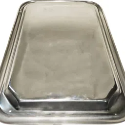 mystrkiho Heavt Duty Stainless Steel Serving Tray Multipurpose Platter Mirror Finish Tray image 3