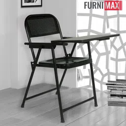 furnimax Folding Metal Study Chair & Adjustable Writing Pad NA Study Folding Chair-picture-20