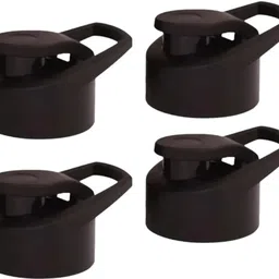 kotsun 46mm Sipper Bottle Cap Replacement Water Bottle Lid Black Plastic (3) 1000 ml image 2