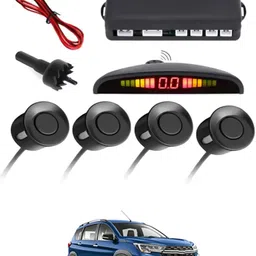 maties Universal 4 Black Reverse Parking Sensor With LED Display For Cars-317 4Black Parking Sensor With LED Display Increased Safety For Car-317 Parking Sensor image 1