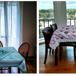 kashhtu Polyester 6 Seater Floral Table Cover-picture-23