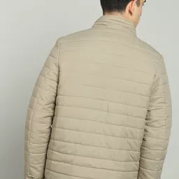 fort collins Men Solid Quilted Jacket image 4