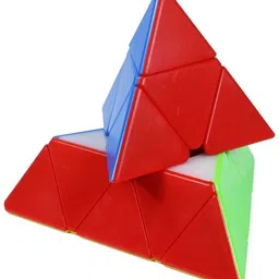 cuberkart QiYi Pyraminx Magnetic Stickerless Speed Cube, Smooth & Durable Pyramid Puzzle image 5