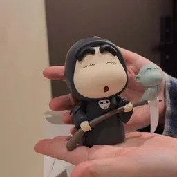 msvfashions Shin Chan Grim Reaper PVC Figure – 7.5cm Cute Collectible image 3