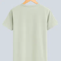 stelino Men Self Design Round Neck Cotton Blend Grey T-Shirt image 3
