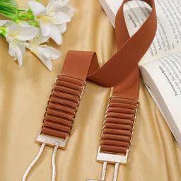 teakwood leathers Women Casual Tan Synthetic Belt-picture-29