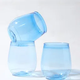 popware (Pack of 12) Unbreakable Juice/Cold Drink Premium Quality Stylish Glass Set Glass Set Water/Juice Glass-picture-42