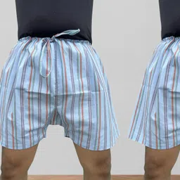 sekda’s-aesthetic in theism Pack of 2 Men's Khadi Cotton Wooven Patta Lattha Underwear Nikkar Kaccha Jhangiya XL Size Striped Men Brief image 5