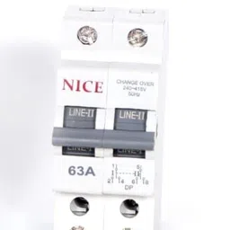 WINGWON Series 63 Ampere Dual Pole Change Over Switch 63 Amp MCB for Home, Office, Hospital, Factoy NO17 image 2