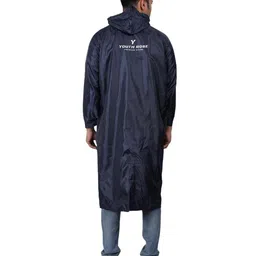 youth robe Premium Brand Men's Waterproof Tapping Raincoat Jacket with Carrying Pouch image 5