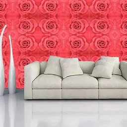 bpgraphics Vinyl Floral & Botanical Red Wallpaper image 3