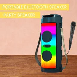 Clairbell Game (PORTABLE BLUETOOTH PARTY SPEAKER) With Mic & High Quality Bass SoundO329 40 W Bluetooth Party Speaker-picture-28