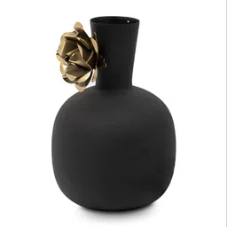 cocovey Charcoal Charm Black Mild Steel Vase image 5