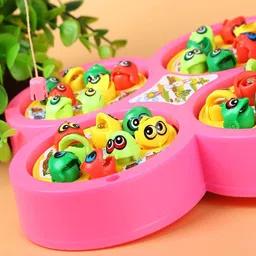 shoptoall Fish Catching Game Toy with 4 Pools,32 Fishes,4 Magnetic Fishing Rods image 5