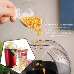 zensay sales Hot Air Popcorn Maker, Aluminum Popcorn Machine ZS-PM01 500 ml Popcorn Maker image 5