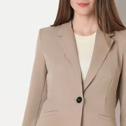 vero moda Women Solid Single Breasted Casual Blazer image 5