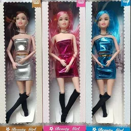ak industry Cousin sister 3 doll set doll set Fashon doll foldble hair Play doll set-picture-21