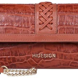 hidesign Women Casual Tan Genuine Leather Wallet image 1