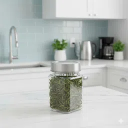 b7 creations Glass Grocery Container - 310 ml image 1