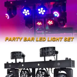 paralight 6 LED PAR LIGHT Disco Ball Set image 4