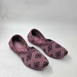 airpark Women’s Stylish Maroon Slip-On Casual Shoes Bellies For Women image 3