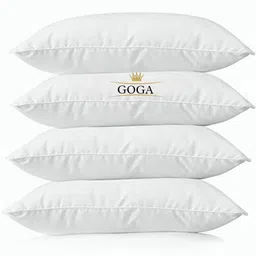 goga LUXURY Cotton Solid Sleeping Pillow Pack of 4-picture-29