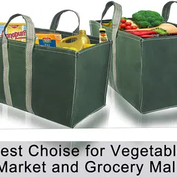 ikis Canvas Shopping Bag/Grocery Bag/Vegetable Bag image 3