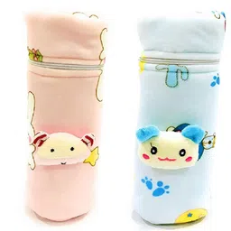 manan shopee Slim Neck Feeders Soft Plush Stretchable Baby Feeding Bottle Cover 125ml-picture-24