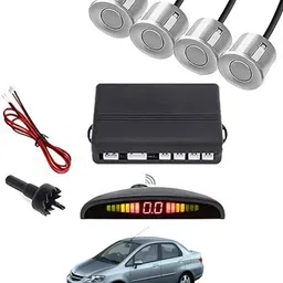 peeps store Universal 4 Silver Reverse Parking Sensor-AP25A727 Universal 4 Silver Reverse Parking Sensor-AP25A727 Parking Sensor-picture-36