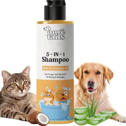 Anti-Bacterial, Itch Relief, Conditioning 5-in-1 With Aloe & Coconut Oil Dog Shampoo-image-2