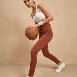 color capital Solid Women Brown Tights image 1