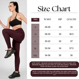 imperative Solid Women Maroon Tights image 5