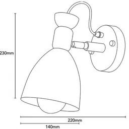 kinis Uplight Wall Lamp Without Bulb image 3
