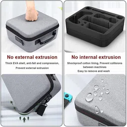 HG WORLD New World Travel Bag Portable Carrying Case Cover For Nintendo Switch / OLED | Motion Controller image 2
