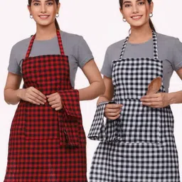 dratini Cotton Home Use Apron - Free Size-picture-15