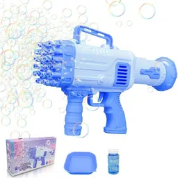 mayank & company Electric Gatling Bubble Gun for Kids with Soap Solution Indoor and Outdoor Toys Toy Bubble Maker-picture-45