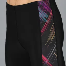 pace international Solid Men Black Tights image 4