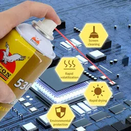 PAUS&MORK Falcon 530 Electronic Board Cleaning Spray Solution Safe for Delicate Components for Mobiles, Computers, Laptops image 2