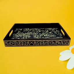 Wooden Serving Tray/Decorative/Multipurpose AHS-WOODENTRAY0042_1310 Tray-image-41