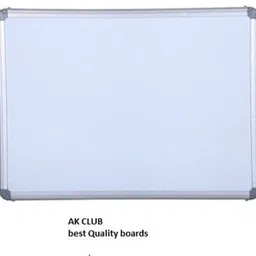 a.k club Non Magnetic Regular 2x2 feet White Marker Writting board with dual coated Original white sheet Whiteboards image 2