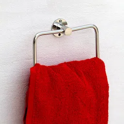 squaro Stainless Steel Solid Towel Ring for Bathroom/Wash Basin/Napkin-Towel Stand Steel Towel Holder-picture-11