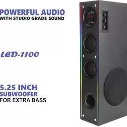 ultiads KM-0I Wireless Bluetooth Speaker With USB /FM 100 W Bluetooth Tower Speaker image 2